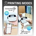 thumbnail image 2 of tooth Label Maker Machine with Keyboard & App \u Rechargeable Labeler with mm Label Tape Backlit LCD Portable Label Maker for Home/Office, 2 of 9