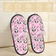 thumbnail image 2 of Balery Funny Panda Draws A Heart Pantuflas de Casa de Felpa Silenciosas con Diseño Estampado, Zapatillas Cómodas Antideslizantes de Algodón para Interior-Large, 2 of 8