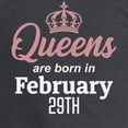 thumbnail image 3 of CafePress - Queens Are Born In February 29Th Long Sleeve T Shirt - Long Sleeve Dark T-Shirt, 3 of 4
