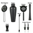 thumbnail image 3 of LEMONSODA 8 -Piece Black Stainless Steel Cocktail Shaker Set, 3 of 6