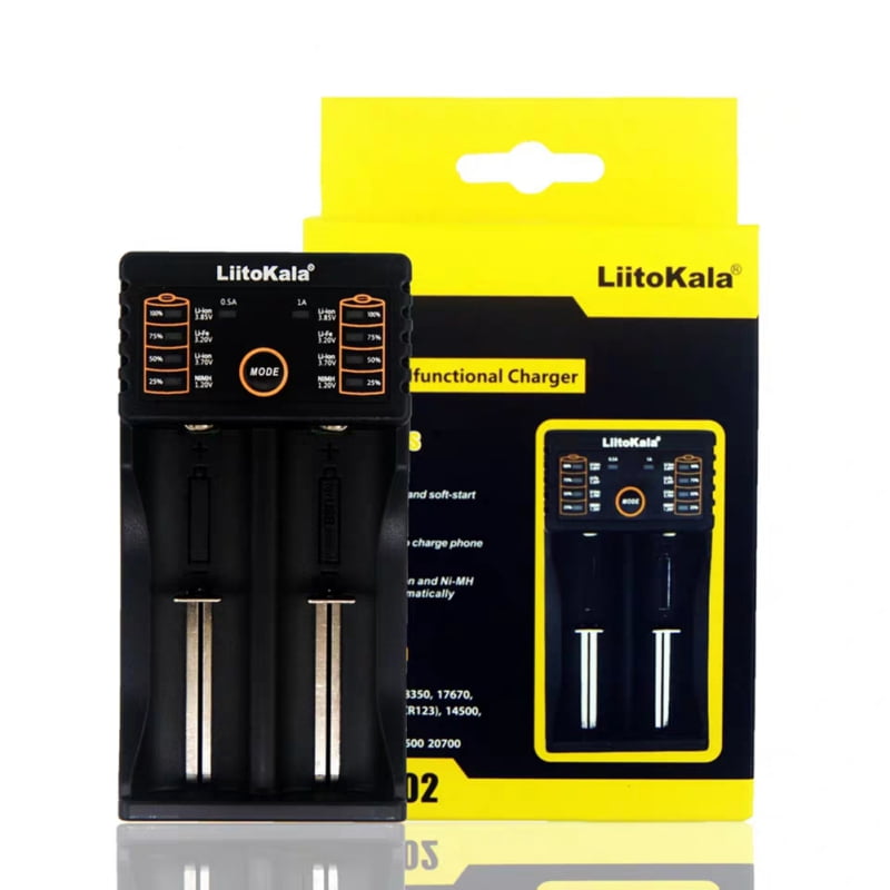 Universal Smart Battery Charger 2 Channel 2 Amp for Rechargeable