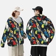 thumbnail image 4 of Fotbe Parrot Chaqueta con Protección Solar UPF 50+ para Hombre y Mujer, Camisa con Capucha y Bolsillos-XX-Large, 4 of 7