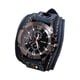thumbnail image 3 of Reloj de pulsera ancho Salvador Punk Vintage PU cuero Romano, 3 of 10