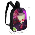 thumbnail image 2 of Invader Zim Gir Gaz School Bag Laptop Backpack Casual Shoulders Daypack Bookbag Student Satchel Adjustable Knapsack Rucksack 17 Inch, 2 of 8