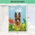 thumbnail image 5 of Hello Spring Floral Funny Dog Australian Cattle House Flag Summer Flower Home Decor Yard Banner for Outside Double Side 28 x 40 Inch Style 2, 5 of 6