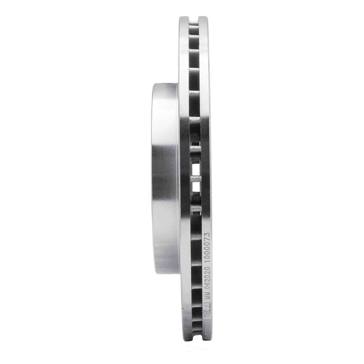 Dynamic Friction Company 631-63122R DFC Brake Rotor - Drilled And Slotted - Silver