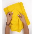 thumbnail image 4 of Toalla de baño American Soft Linen 100% algodón, 35 x 70 cm, color amarillo, 4 of 9