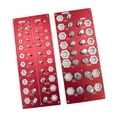 thumbnail image 3 of Abbracc 2x Nut and Bolt Thread Checker Sizing Tool Standard Metric Car Portable Plumbers Red, 3 of 9
