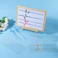 thumbnail image 4 of 12 Pairs Heartbeat Decal 6 Colors Heart Heartbeat Vinyl Stickers Car Windshield Stickers Waterproof Reflective Self-Adhesive Decals for Rear Windows Fender Side Exterior Decoration, 4 of 6