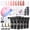 Pink, variant on Modelones Poly Nail Gel Kit, 6 Colors Poly Extension Gel Clear Pink White with 48W Nail Lamp 3D Nail Charms Builder Slip Solution Complete Toe Nail Kit Supplies for Starter
