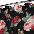 thumbnail image 4 of Waterproof Pioneer Shower Curtain 36x72 Inch Polyester Unique Colorful Floral Shower Curtain for Bathroom Hotel Home Decor with 7 Plastic Hooks, 4 of 5
