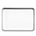 thumbnail image 1 of 1 Pce Plat à Rôtir Oblong Plat Pratique Assiette de Rangement pour Aliments (Argent), 1 of 7