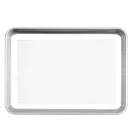 

HEMOTON 1Pc Oblong Roasting Pan Practical Dish Plate Food Storage Plate (Silver)