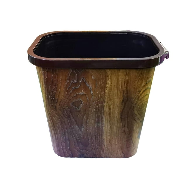 Cubo de basura Papelera Contenedor de basura Decorativo Creativo Cesta de papel Retro 15L