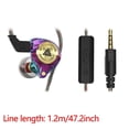 thumbnail image 2 of TOPRenddon Earbuds Headphones 2 in One Pack, Wired Earbud with Heavy Bass Stereo Noise Blocking, Microphone, Compatible Any Device with 3.5mm Interface, 2 of 9