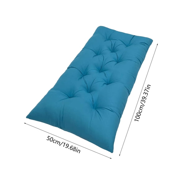 YYUZH 100x50cm Swing Bench Seat Cushion, Indoor Outdoor Thick Pad for Patio Furniture, Garden Lounger Chair Replacement, Soft and Durable