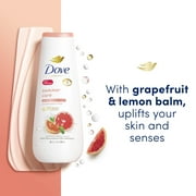 Dove Summer Care Moisturizing Women's Body Wash All Skin Type, Grapefruit & Lemon Balm, 20 fl oz