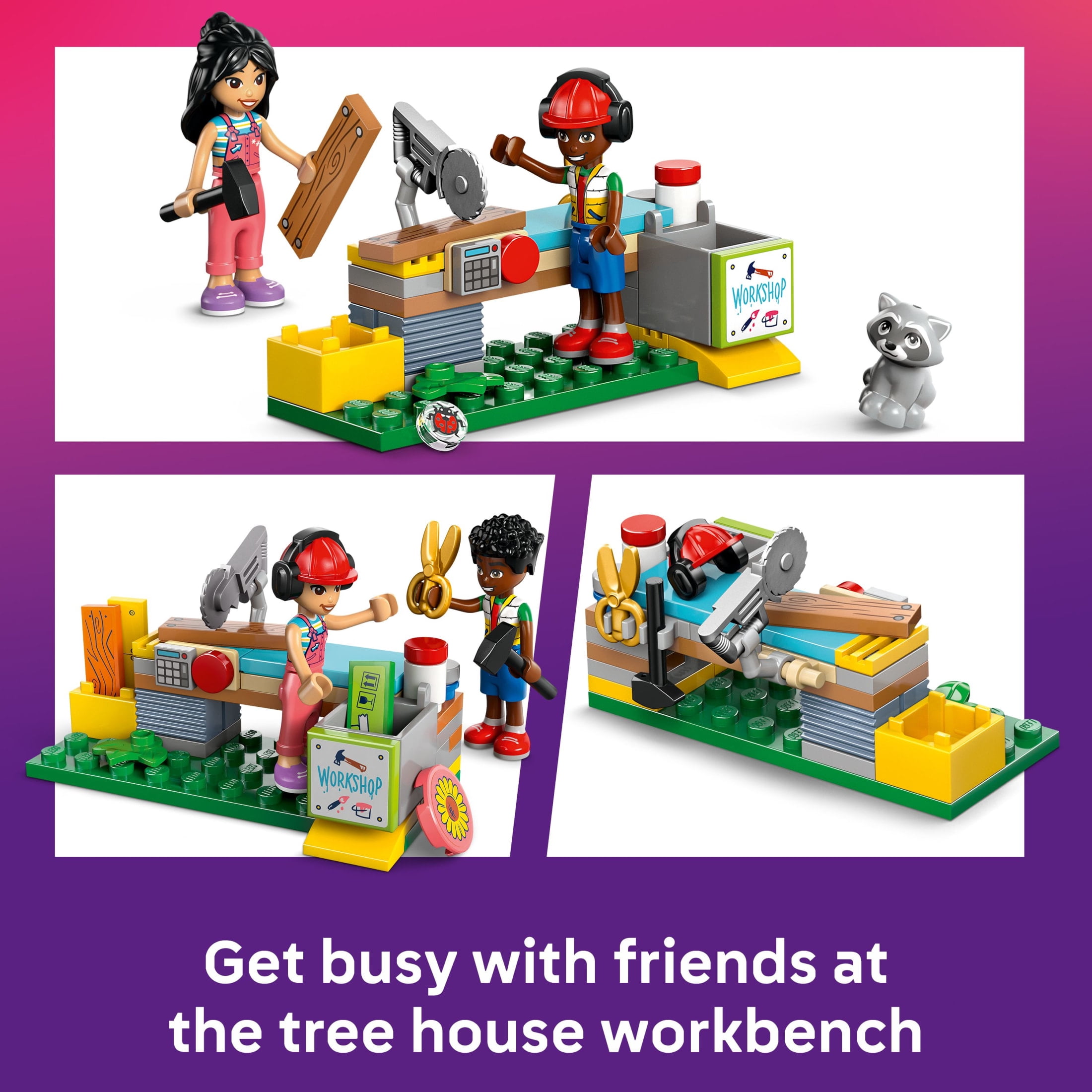 LEGO Friends Friendship Tree House Hangout - Building Toys Playset for Kids, Girls & Boys, Ages 8+ - Pretend Play Gift Ideas for Graduation - 4 Minifigures & 2 Animal Figures - 42652