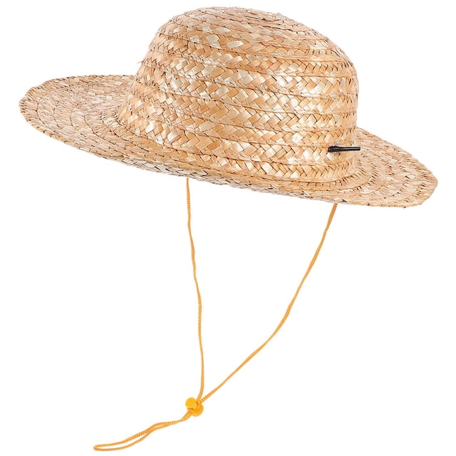 Sombrero de paja para niños Sombrero de paja para niños Sombrero de paja para el sol Sombrero de paja para la playa Sombrero de paja para exteriores