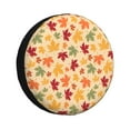 thumbnail image 1 of Balery Autumn Maple Leaves Cubiertas para Neumáticos - Protector Resistente para Neumáticos de Camioneta, SUV, Remolque, Camper y RV-17 inch, 1 of 6