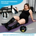 thumbnail image 6 of Compression Socks for Women Plus Size –LOFIR Wide Calf Large Knee High 20-30 mmHg Support Stockings – Nylon Circulation Socks for Elderly Recovery Pain Relief Sports 3XL, 6 of 7