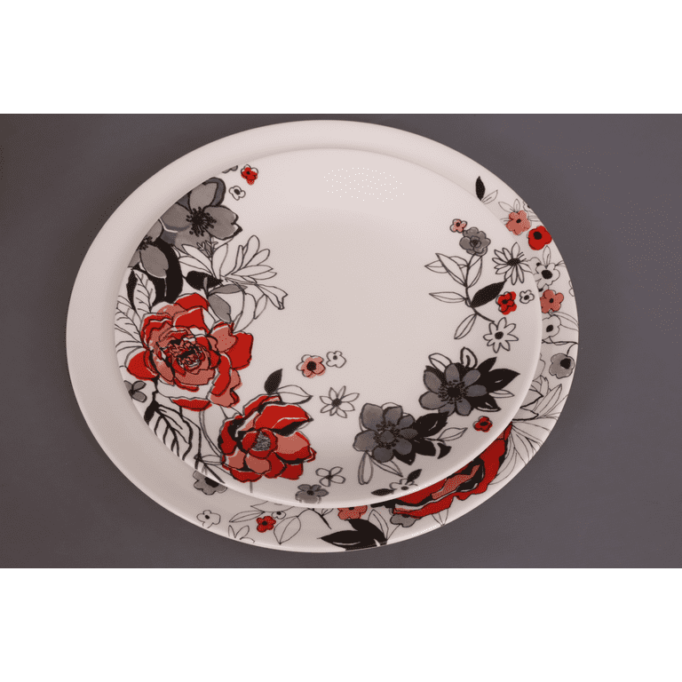 Piece Dinnerware Chelsea Rose Corelle CORELLE MUGLESS 12 Pc SET