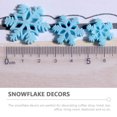 thumbnail image 3 of GOOHOCHY 50pcs Snowflakes Diy Craft Resin Charms For Christmas Decorations Winter Party Embellishments Assorted, 3 of 8