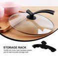 thumbnail image 4 of 1 Set 2 Pcs Gorilla Pot Cover Racks Traceless Wall-mounted Pot Lid Racks, 4 of 8