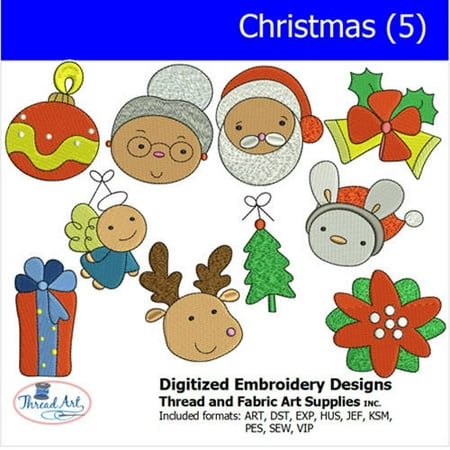 - Threadart Machine Embroidery Designs Christmas(5) CD