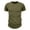 Army Green, variant on Men's Short Sleeve Shirt Workout Crew Neck Home Spring T Shirt Plus Size Slim Fit Fall Big And Tall Top Burgundy Medium