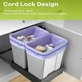 Garbage Can Bands Cord Lord Design Adjustable Large Trash Can Rubber