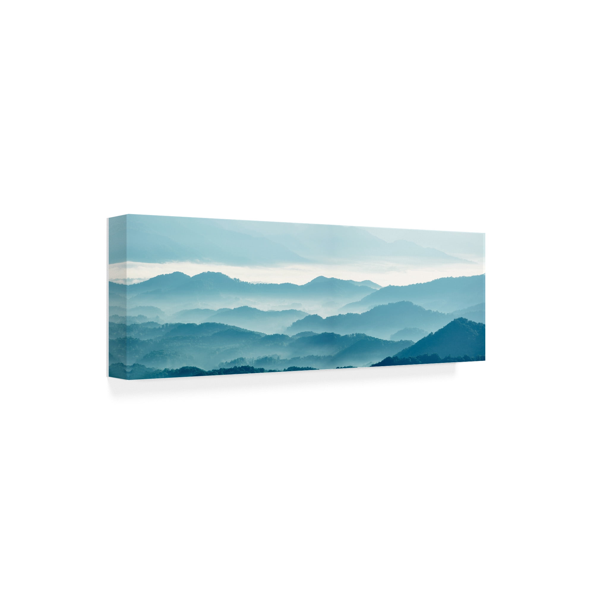 Trademark Fine Art 'Misty Mountains X' Canvas Art by James McLoughlin
