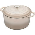 thumbnail image 5 of Enameled Cast Iron Dutch Oven Pot with Lid, 4.5 Quart, Latte, for Sourdough Bread Baking, 5 of 6