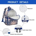 thumbnail image 2 of Mystical Goth Students Backpack with Witchy Astrology Sun, Moon, and Golden Star Print, Gothic Celestial Spiritual Design, Adjustable Straps and Large Capacity, 2 of 6