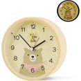 thumbnail image 1 of Rveil Enfant Garon Fille,Reveil Enfant Analogique,Silencieux sans tic-tac Rveil,Petit Rveil Quartz De Voyage Lger,avec Snooze Et Lumire, Piles,Rveil, 1 of 5