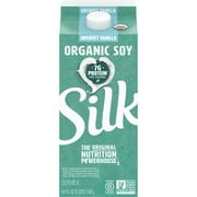 Silk Organic Unsweetened Vanilla Soymilk 0.5 gal