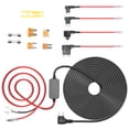 thumbnail image 1 of Kit de cableado para cámara de salpicadero MONDGE, cable USB C de 12 a 24 V a 5 V y 13 pies, 1 of 7