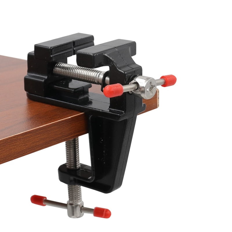 1 Pc Bench Vise Aluminum Durable Small Table Bench Vise Clamp Tool Vice Work-Bench For Carpentry DIY Woodworking Tools
