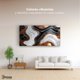 thumbnail image 2 of Cuadro Decorativo Canvas Abstracto Remolinos Elegantes 120x60 Canvas Revolution, 2 of 3