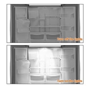 CROSSDESIGN Refrigerator LED Module Light Lamp Fit for Whirlpool Kenmore Maytag White
