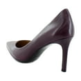 thumbnail image 3 of Naturalizer Anna Women's Heels Deep Plum Purple Leather Size 9 W, 3 of 8