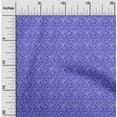thumbnail image 2 of oneOone Cotton Poplin Medium Blue Fabric Damask Scroll Sewing Craft Projects Fabric Prints By Yard 42 Inch Wide, 2 of 4