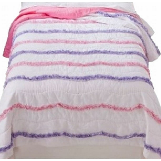 Circo Ruffle Wave Stitched Full Queen Bed Quilt Pretty ...