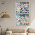thumbnail image 3 of Pastel Riot Modern Boho Vibes Set Shadowbox Floral Abstracts by Art Remedy, Blonde Frame, 30 x 24, 3 of 6