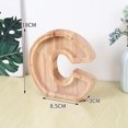 thumbnail image 4 of 26 letras del alfabeto inglés, madera personalizada, caja de ahorro de dinero transparente, nombre de texto personalizado, regalo creativo DIY para dinero real (C) ShuxiuWang 8390605959172, 4 of 5