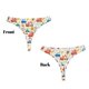 thumbnail image 3 of Balery Cartoon Transportation Tangas de Algodón para Mujer con Estampado – Ropa Interior Sexy, Transpirable, G-string-3X-Large, 3 of 6
