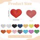 thumbnail image 2 of 28 parches termoadhesivos de corazones con lentejuelas, 14 estilos, apliques brillantes y coloridos para coser, parches de lentejuelas con bordado de corazones de amor., 2 of 7