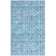 thumbnail image 2 of SAFAVIEH Arizona Jessica Distressed Machine Washable Area Rug, Blue/Grey, 4' x 6', 2 of 13