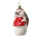 thumbnail image 4 of Adorno navideño de animal, decoración navideña para árbol, animal decorativo único erizo, 4 of 9
