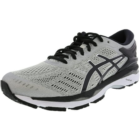 Asics Men's Gel-Kayano 24 Silver / Black Mid Grey Ankle-High Running Shoe -